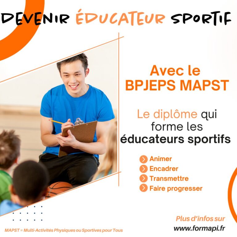 Devenir éducateur sportif BPJEPS MAPST